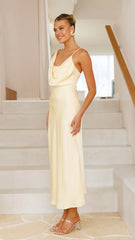 Audrey Maxi Dress - Yellow
